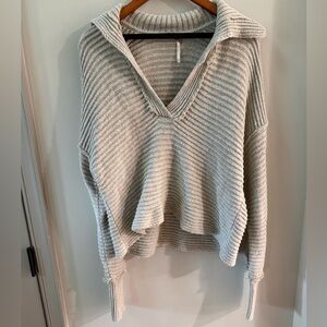 Free People Women's Marlie Pullover Pebble XS